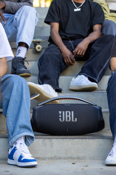 Bezvadu skaļrunis JBL Boombox 3, melna, 80 W