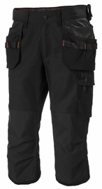 Darba bikses Helly Hansen, melna, kokvilna/poliesters/elastāns, C52 izmērs