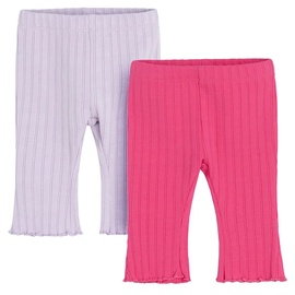 Брюки, для девочек/для младенцев Cool Club Stripes CCG2700467-00, розовый/фиолетовый, 92 см, 2 шт.