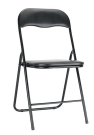 Складной стул Domoletti Shakino, черный, 44 см x 43 см x 81 см
