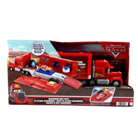 Žaislinis automobilis Cars Transporter Mack with playground HDC75, raudona