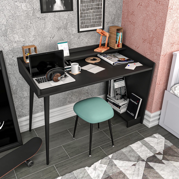 Galds Kalune Design Vanessa 322RTC1314, melna