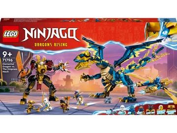 Konstruktors LEGO Ninjago Elemental Dragon vs. The Empress Mech 71796