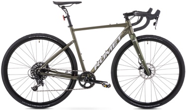 Velosipēds gravel Romet Boreas 2, 28 ", 23" (58 cm) rāmis, zaļa/grafīta