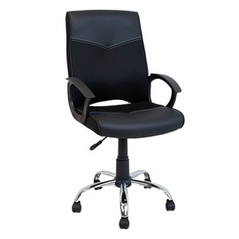 Офисный стул Home4you Roby 40856, 64 x 58.5 x 102 - 112 см, черный