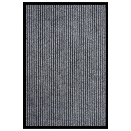 Durvju paklājs VLX Striped 331606, pelēka, 120 cm x 80 cm