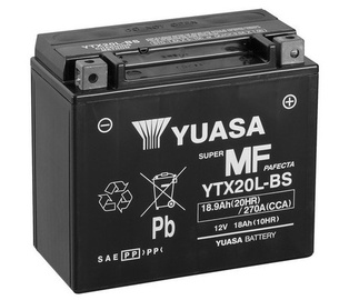 Akumulators Yuasa YTX20L-BS, 12 V, 18 Ah, 270 A