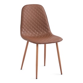Valgomojo kėdė Domoletti Stoke 53000006447, ruda/medžio, 53 cm x 44.5 cm x 88 cm