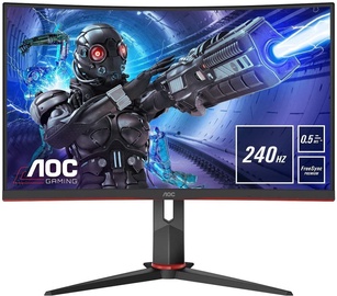 Monitor AOC C27G2ZE/BK, must, 27" (defekti/puudusega kaup)/01