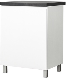 Alumine köögikapp Bodzio Kampara KKA60DKS-BI/L/BI, valge, 60 cm x 60 cm x 86 cm