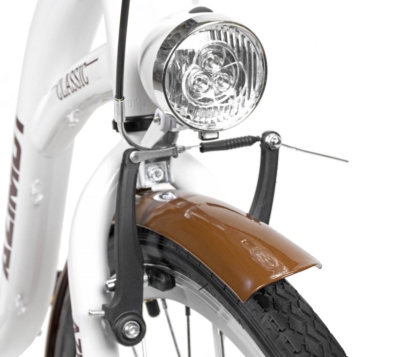 Velosipēds pilsētas Azimut Classic, 28 ", balta