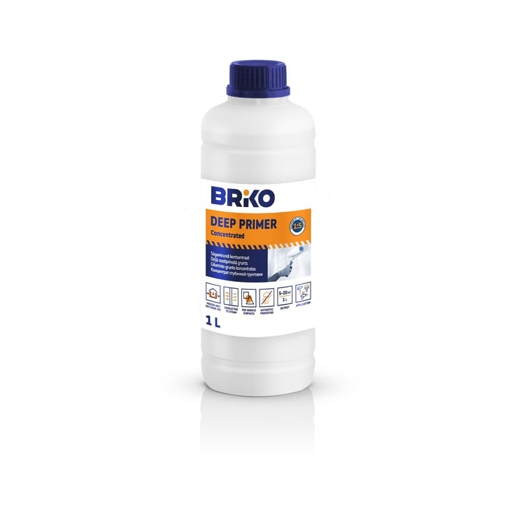 Grunts dziļumgruntis Briko, balta, 1 l