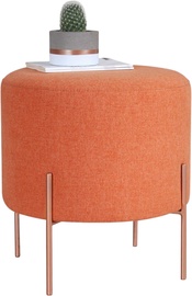 Пуф Hanah Home Copper 42, oранжевый/медный, 40 см x 40 см x 42 см