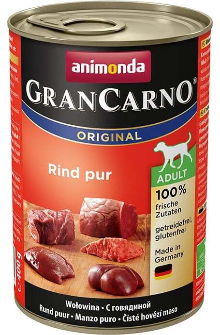 Šlapias šunų maistas Animonda GranCarno, jautiena, 0.4 kg