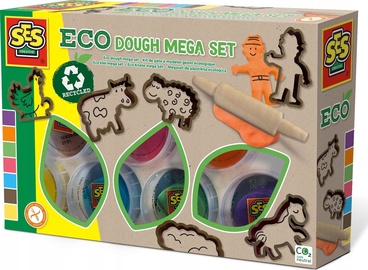 Plastilīns SES Creative Eco 1249199, daudzkrāsaina