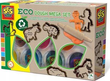 Plastilīns SES Creative ECO 1249199, daudzkrāsaina