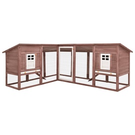 Puur närilisele VLX Rabbit Hutch, 1920 mm x 2500 mm x 1050 mm