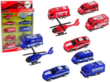 Žaislinis automobilis Lean Toys 14855, mėlyna/raudona