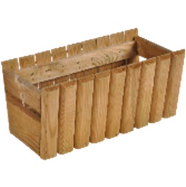 Puķu pods Z004185, smilškrāsas, Ø 200 mm, 400 mm x 200 mm
