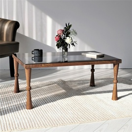 Журнальный столик Kalune Design Dolce, ореховый, 86 см x 56 см x 37 см