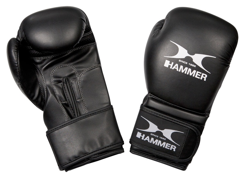 Боксерские перчатки Hammer Premium Training, белый/черный, 10 oz