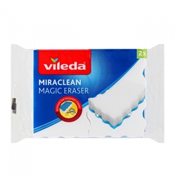 Puhastuskäsn Vileda Miraclean Magic Eraser, valge, 2 tk