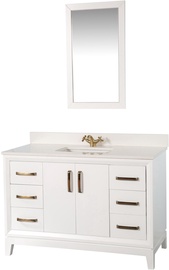 Комплект мебели для ванной Kalune Design Michigan 48, белый, 54 x 120 см x 86 см
