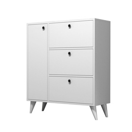 Jalatsikapp Kalune Design Bella 1800, valge, 350 mm x 900 mm x 1050 mm