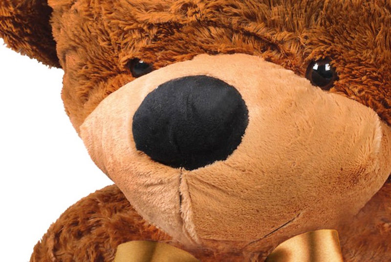 Mīkstā rotaļlieta Bear Tedis, tumši brūna, 100 cm