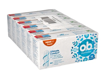 Higiēniskie tamponi O.B. ProComfort, Super, 96 gab.