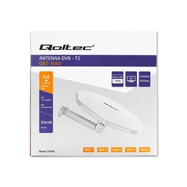 TV antenn Qoltec DVB T2 outdoor VHF UHF, 174 - 230 MHz, 25 dB