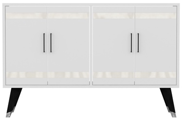 Kapp Kalune Design Ýlda, valge, 30 cm x 120 cm x 80 cm, peegliga