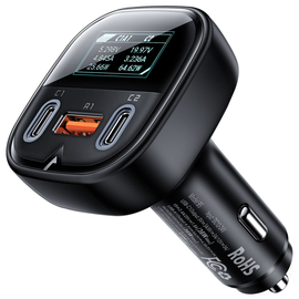 Зарядное устройство AceFast B5, USB/2 x USB-C, черный, 101 Вт