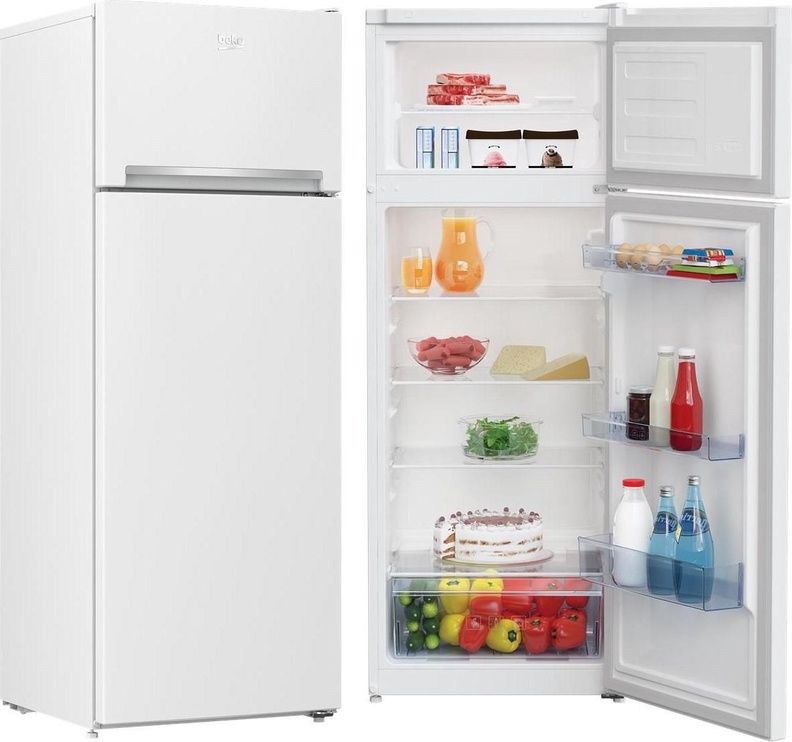 Холодильник Beko RDSA240K30WN, морозильник сверху