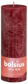 Svece, cilindriskas VLX Shine Velvet Red, 85 h, 190 mm x 68 mm, 4 gab.