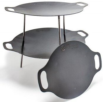 Металлический камин-гриль Petromax Griddle & Firebowl FS56, 560 мм x 560 мм x 230 мм