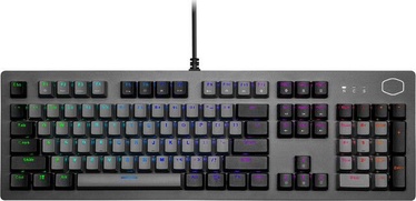 Klaviatūra Cooler Master CK352 Red EN, pelēka