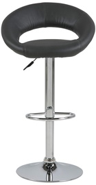 Барный стул Actona Plump, хромовый/темно-серый