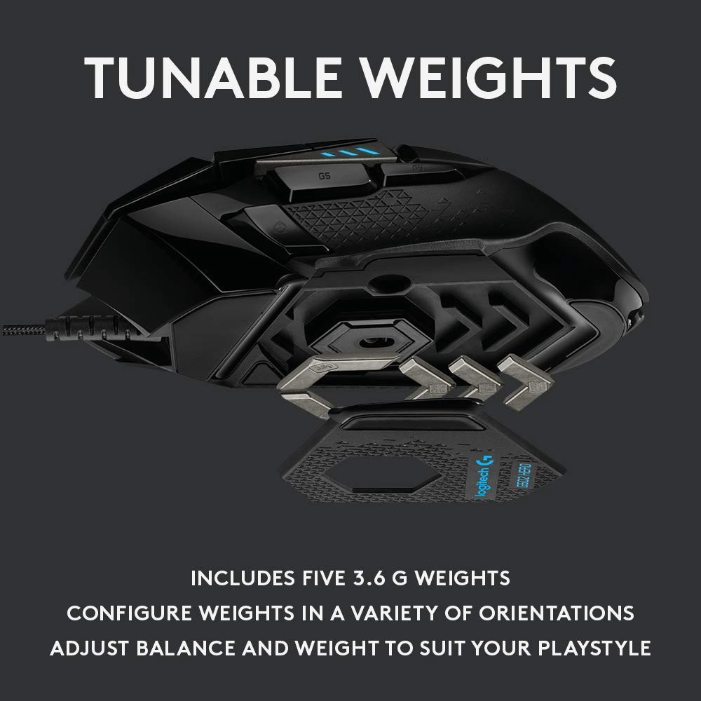 g502 logitech weight