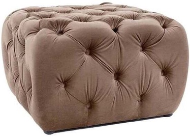 Pufs Sophia Velvet Bluvel 40, tumši bēša, 61 cm x 61 cm x 41 cm