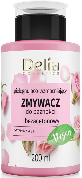 Жидкость для снятия лака Delia Cosmetics Strengthening and Caring, 200 мл