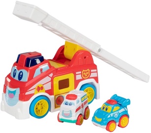 Транспортный набор игрушек Dumel Vroom Vroom Fire Truck 42897, многоцветный