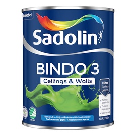 Krāsa Sadolin Bindo 3, balta, 0.9 l