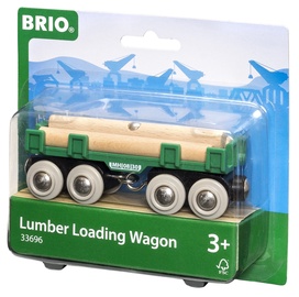 Vagonas Brio Lumber Loading Wagon 33696, žalia
