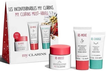 Sejas kopšanas līdzekļu komplekts sievietēm Clarins My Clarins Must-Haves, 95 ml, sievietēm