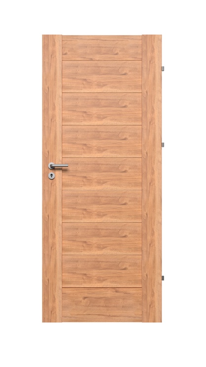 Полотно межкомнатной двери Domoletti Vienna, правосторонняя, бельгийский дуб, 203.5 x 64.4 x 4 см