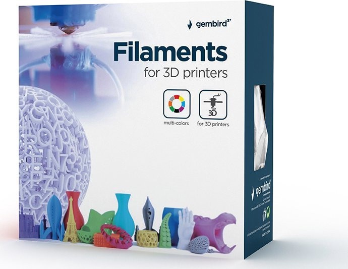 Filament Gembird 3DP-PLA1.75-01-BK, must