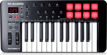 MIDI klaviatuur M-Audio Oxygen 25 MKV, must