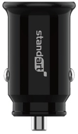 Telefoni laadija Standart GT-ZJ21, USB/USB Type-C, must, 20 W