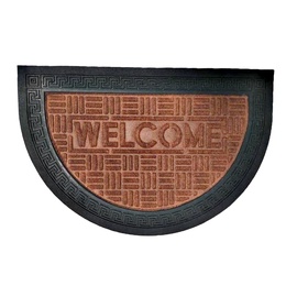 Uksematt Domoletti RBP-105 brown, pruun, 400 mm x 600 mm x 8 mm